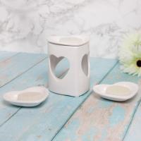 Desire Aroma White Heart Wax Melt Warmer Set Extra Image 1 Preview
